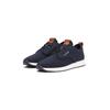 Sneaker TOMMY HILFIGER "NEWPORT 3D PREMIUM KNIT", Herren, Gr. 40, blau (dunkelblau), Textil, unifarben, sportlich, Schuhe, Halbschuh, Schnürer, Freizeitschuh mit Kontrast-Logoaufnäher