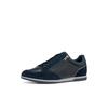 Sneaker GEOX "U RENAN", Herren, Gr. 42, blau (navy), Glattleder, Textil, Synthetik, casual, Schuhe, Schnürschuh, Freizeitschuh mit Geox Spezial Membrane