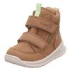 Winterboots SUPERFIT "BREEZE WMS: mittel", Kinder, Gr. 25, braun (hellbraun), Nubukleder, unifarben, sportlich, Schuhe, Babyschuh, Klettschuh mit GORE-Tex, Größenschablone zum Download