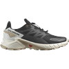 Laufschuh SALOMON "SUPERCROSS 4", Gr. 44, schwarz, vanilla ice, weiß pepper, Textil, Synthetik, sportlich, Schuhe