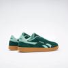 Sneaker REEBOK CLASSIC "REEBOK SMASH EDGE", Gr. 39, collegiate grün, glitch aqua, gum, Leder, Synthetik, sportlich, Schuhe