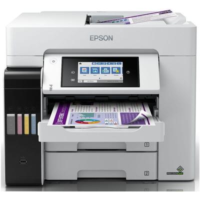 Epson Tintenstrahl-Multifunktionsdrucker »EcoTank ET-5880« grau, 42.5x35x50 cm