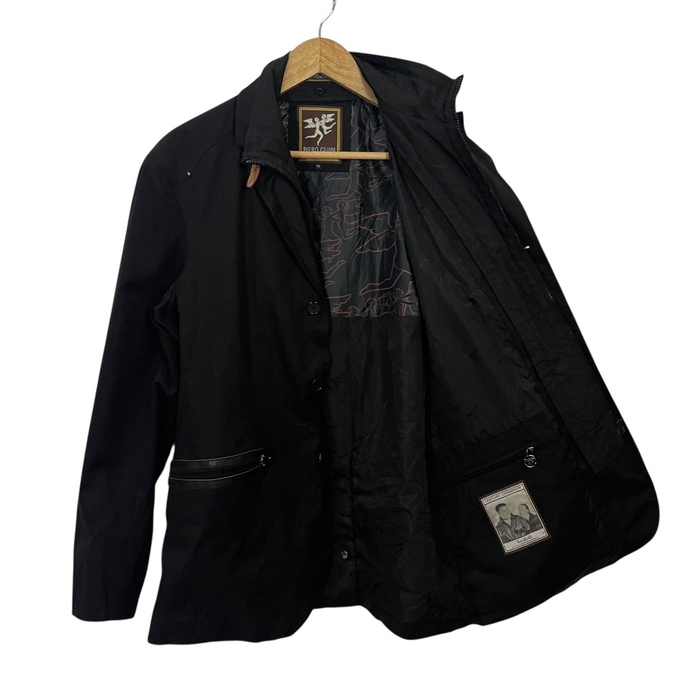 Giacca vintage Piero Guidi Giacca vintage con cerniera Piero Guidi Giacca vintage con bottoni Piero Guidi Taglia M