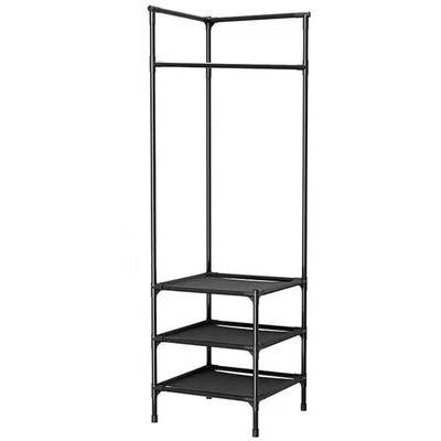 Eckgarderobe, Kleiderständer, dreieckiger Kleiderständer, Schlafzimmer-Aufbewahrungsständer, Image