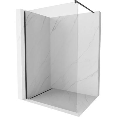 Kioto Duschtür Walk-in 55 x 200 cm, transparent 8 mm, schwarz - 800-055-101-70-00 - Mexen Image