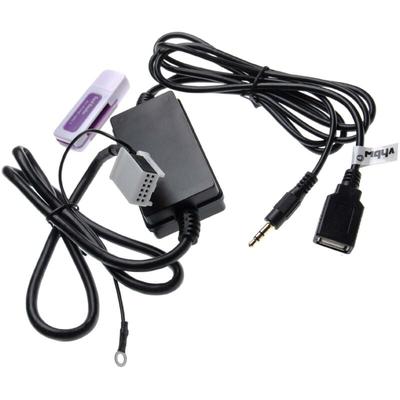 Vhbw - aux usb Audio Adapter Kabel kfz Radio kompatibel mit vw Delta 6/7, Premium 6/7, R100/110, Image
