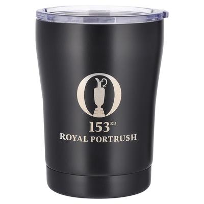 Reisebecher „The 153rd Open Royal Portrush“ – Schwarz Image