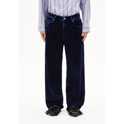 HAAYI INDIGO CORD - Frauen Baggy Fit Webhosen - blau (Größe: 30/32) Image