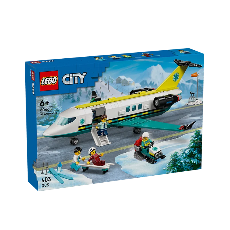 Lego City 60465 Luftfahrt-Rettungsflugzeug, Kindertagsgeschenk, Spielzeug für Jungen und Mädchen Image