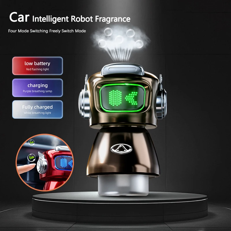Auto Air Outlet Roboter Parfüm Clip Auto Duft Diffusor Für Chery Tiggo 5 2 3 7 8 PRO 5X 3X QQ Fulwin Gesicht Arrizo A1 A3 A5 T11 Image
