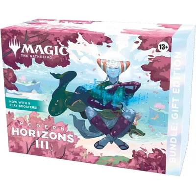 Magic: The Gathering Modern Horizons 3er-Paket-Geschenkausgabe – Deluxe 1 Collector Booster 9-Play-Booster, exklusives Zubehör Image