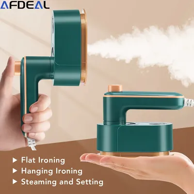 Mini Hanging Ironing Machine Travel Household Steam Iron For Clothes Rotatable Handheld Portable Garment Steamer Wet And Dry