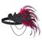 Damen-Stirnband im Stil der 1920er-Jahre im Gatsby-Stil mit Flapper-Motiv – Haar-Accessoire mit Strass-Feder und Ketten für Partys im Retro-Stil und Veranstaltungen im Stil der Goldenen Zwanziger