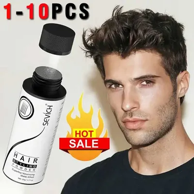1-10pcs Hair Fluffy Styling Powder Increase Hair Volume Mattifying Powder Oil-Absorbing Dry Shampoo Hair Powder For Men Women