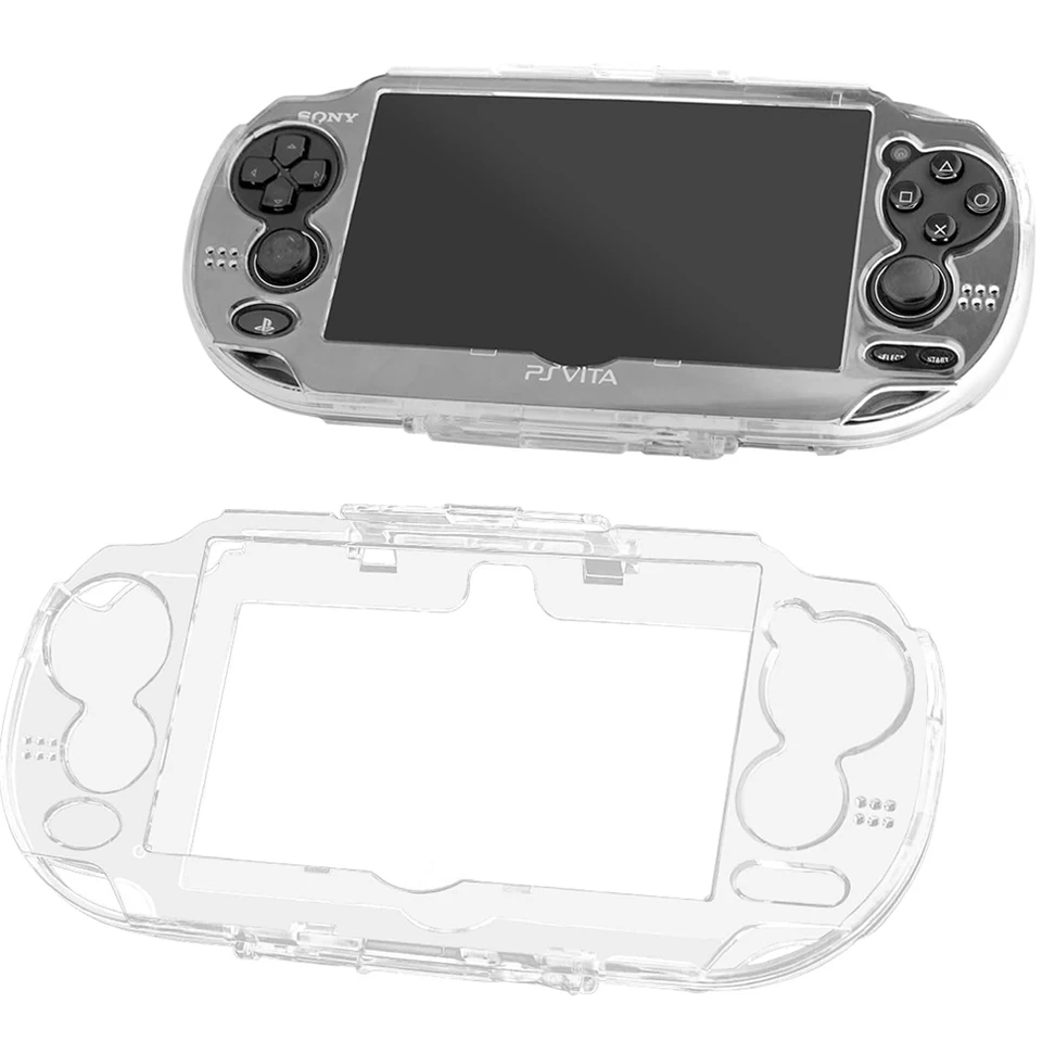 Klare Kristall-Hartschale für PS Vita 1000, transparente Handheld-Schutzhülle, vollständige Abdeckung für Sony PSV 1000 Gaming-Zubehör Image