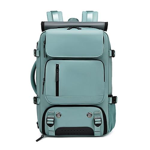 Herren Rucksack Schulranzen Funktionaler Rucksack Schulrucksack Schule Outdoor Täglich Einfarbig Polyester Oxford Stoff Nylon Großes Fassungsvermögen Wasserdicht Mehrfach tragbar Reißverschluss