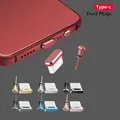 Copertura antipolvere per telefono Spina antipolvere USB tipo C Spina jack per auricolari da 3,5 mm Scheda SIM Pin C Porta di ricarica Spina antipolvere per Samsung Xiaomi