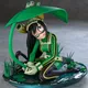 1/24 3d Kit modello di stampa NSFW Tsuyu Asui Sexy Rana Ragazza Figura in resina Modello Kit FAI DA TE In Miniatura Riduzione Statua Non Verniciato Kit Giocattoli