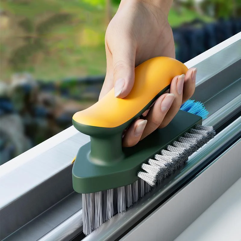 Spazzola per la pulizia spazzola per fessure raschietto per la pulizia profonda cucitura a terra pavimento per bagno cucitura angolare piastrelle per wc strumenti per la pulizia della casa