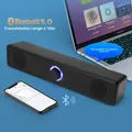 Altoparlante per computer Bluetooth Altoparlanti per PC desktop Soundbar cablato wireless Subwoofer stereo per PC portatile Altoparlante AUX da 3,5 mm