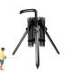 Standing Fishing Rod Holder, Floor Standing Fishing Rod Holder, Floor Standing Holder, Fishing Rod Stand, Portable Rod Organiser, Foldable for 3 Fishing Rods, Garage, Sea Yacht