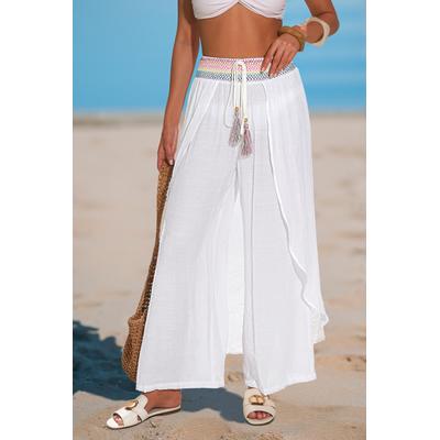 Confetti Cloud White Cover-Up Pants
