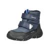 Stiefelette GEOX "Geox Stiefelette Lederimitat/Nylon", Kinder, Gr. 23, blau (navy), Lederimitat, Textil, casual, Schuhe