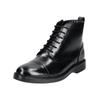 Schnürstiefelette CLARKS "Clarks Stiefelette Leder", Herren, Gr. 44, schwarz, Leder, casual, Schuhe
