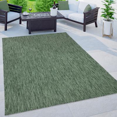 Teppich BRUNO BANANI "Venezia" Gr. 1, grün, B:60cm H:4mm L:100cm, Kunstfaser, Teppiche, In- und Outdoor geeignet, Sisal-Optik, Wetterfest & UV-beständig Image