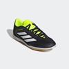 Fußballschuh ADIDAS PERFORMANCE "COPA COURT LEAGUE HALLEN-E FÜR KINDER", Gr. 32, core schwarz, cloud weiß, lucid lemon, Textil, Synthetik, sportlich, Schuhe, geeignet als Hallenschuhe