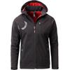 Softshelljacke LPO "ELLIOT PEAK II MEN", Herren, Gr. M (50), schwarz, 96% Polyester; 4% Elasthan, sportlich, Langarm mit Gummizug, Jacken, auch in Großen Größen erhältlich