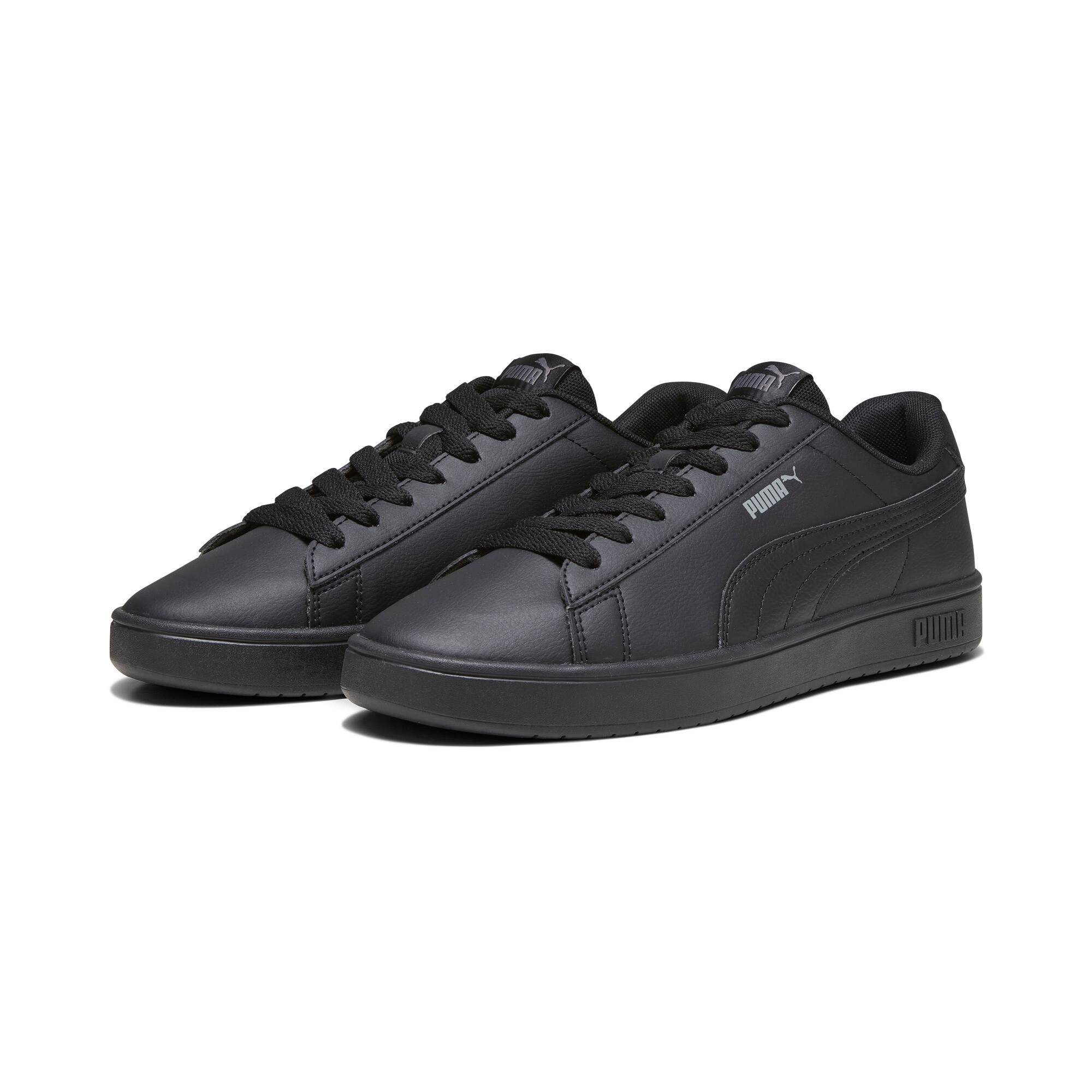 Sneaker PUMA "RICKIE CLASSIC", Damen, Gr. 37, schwarz (puma schwarz, cool schwarz gray), Synthetik, unifarben, Schuhe Sneaker
