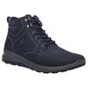 Winterboots JOSEF SEIBEL "Marley 53", Herren, Gr. 42, blau (dunkelblau), Nubukleder, Veloursleder, casual, Schuhe, Schnürboots, Trekkingschuh in Weite G