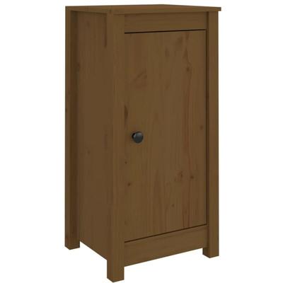 Sideboards 2 Stk. Honigbraun 39x35x80 cm Massivholz Kiefer Vidaxl Image