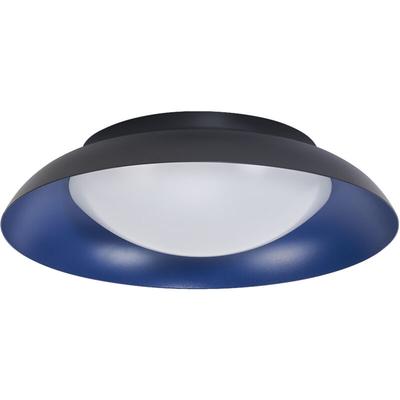 Ledvance - Orbis Plate LED-Deckenleuchte, schwarz-blau, 19W, 1000lm, 3000K, 310mm, 830 freundliches Image