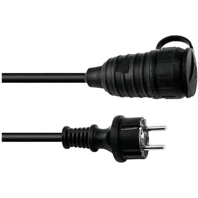 30245693 Strom Verlängerungskabel 16 a Schwarz 1.5 m H07RN-F 3G 1,5 mm² - Eurolite Image