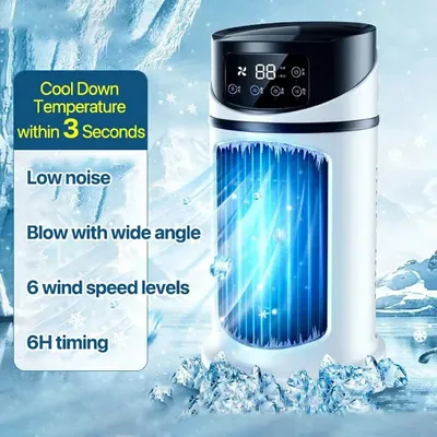 Air Cooler Mobile Air Cooler Portable Air Conditioner Mobile Multifunction Air Cooler Fan Water Cooling Fan for Office Home