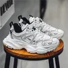 Sommer-Herrenschuhe, neue, dicke Sohlen, explosive Herren-Sportschuhe, atmungsaktiv, höhenvergrößernd, bequem, lässig, Mesh-Papa-Sportschuhe