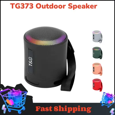 T&G TG373 Riding Motorcycle Speaker Portable BT Stereo Sound FM Radio Speaker For Outdoor Camping Hiking Boombox Music Player