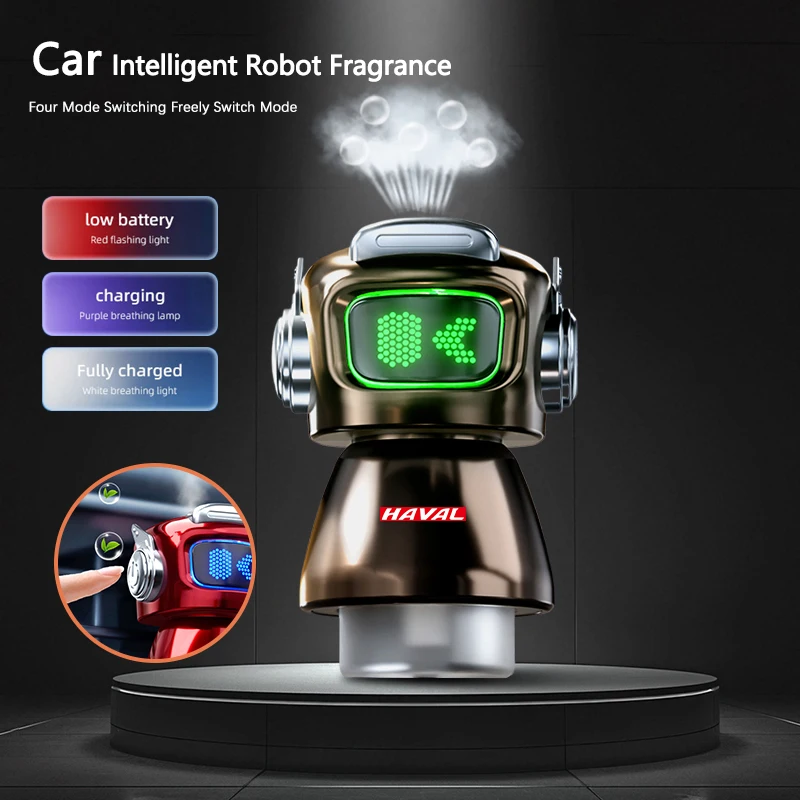 Auto Air Outlet Roboter Parfüm Clip Auto Duft Diffusor Für Haval H6 H5 H7 Dargo M6 H9 H6S F7 F7X Jolion X HUND XY H2 H3 H8 M4 Image