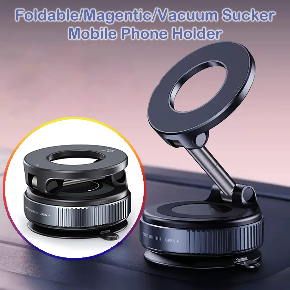 Drehbarer, faltbarer, magnetischer Smartphone-Ständer, super stabil für mehrere Szenarien, Smartphone-Zubehör für iPhone, Xiaomi, Samsung