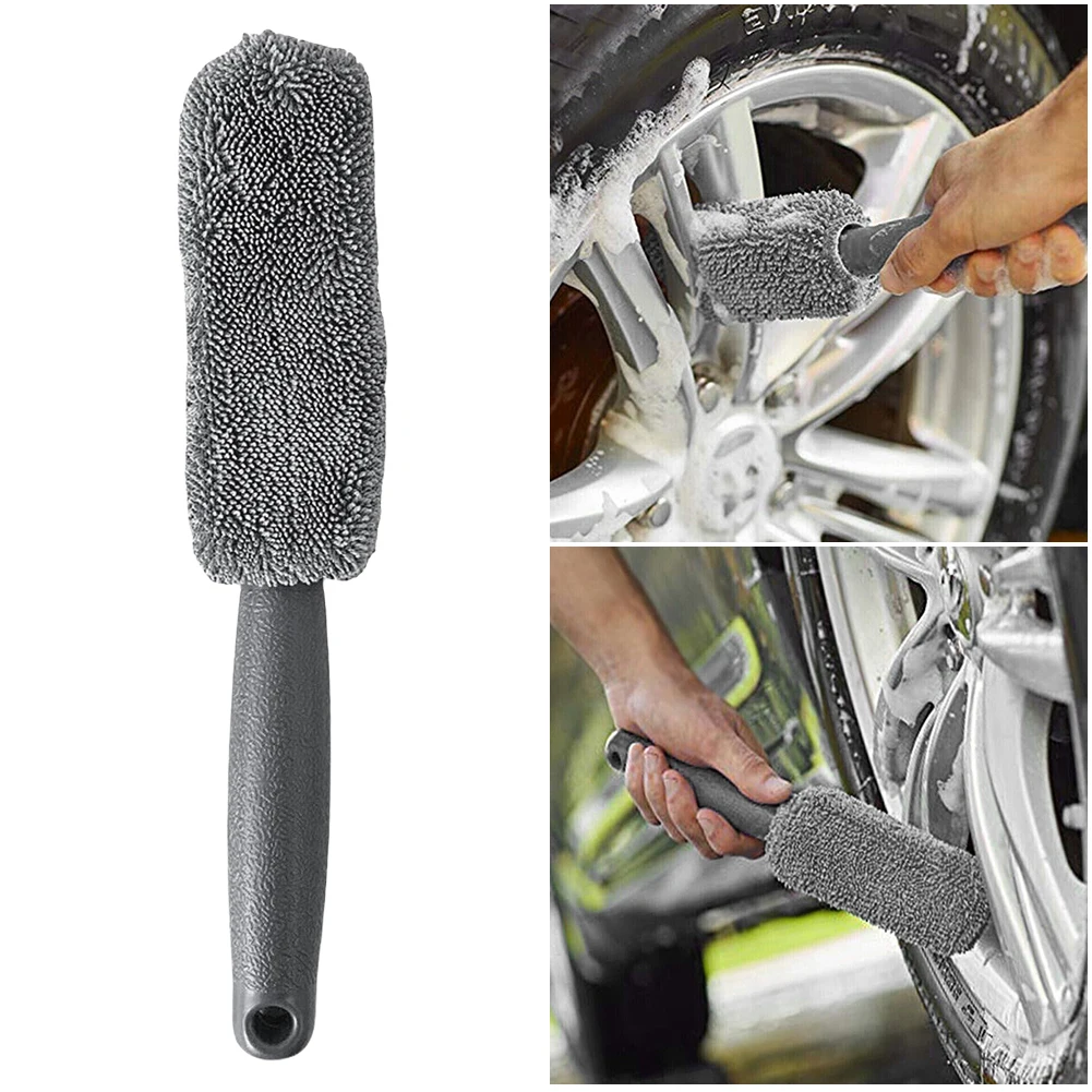 Auto wasch bürste Mikro faser Reifen wäscher Kofferraum Rad & Felgen reiniger Bürste Staubent ferner Detail lierung Bürste Auto Reinigungs werkzeuge Image
