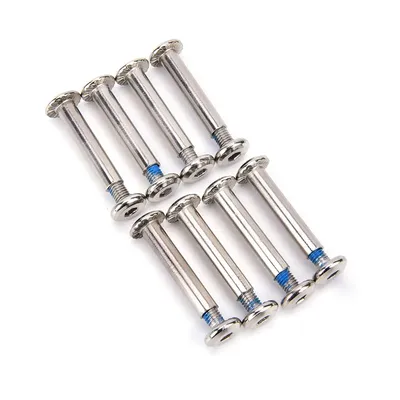 8pcs/set 31mm inline roller axles blades screws skate wheel bolts for skate shoes