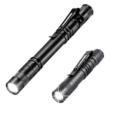 Pen Flashlight, Led Pen Light Flashlights with Clip, 500 Lumen Mini Pocket Flashlight Small Penlight Inspection Flashlight