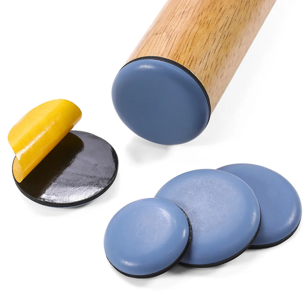 4/8 Stück selbstklebende Möbelgleiter zum Aufkleben, Stuhlbeinschieber, Stoßstangenpolster, Bodenschutz für Tisch, Sofa, Teppich, Fliesen, Hartholz