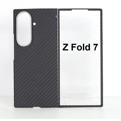Aramid Case For Samsung Galaxy Z Fold 7 Carbon Fiber Case Shockproof Covers Aramid Shell Cover Mobile Phone Accessories