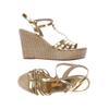 Unisa Damen Sandale, Gr. 41, gold, kein Etikett