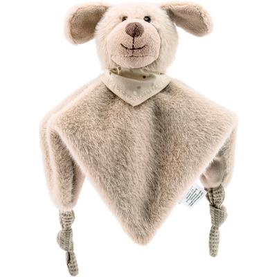 Schmusetuch STERNTALER "Hund Lucky, S", Baby, grau (graubeige), Polyester, Schnuffeltücher