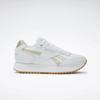Sneaker REEBOK CLASSIC "REEBOK GLIDE RIPPLE DOUBLE", Gr. 36, weiß, sand, flint grau metallic, Synthetik, Textil, sportlich, Schuhe