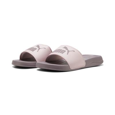 Badesandale PUMA "POPCAT 20", Gr. 37, mauve mist, plum jam, Synthetik, bedruckt, sportlich, Schuhe Image